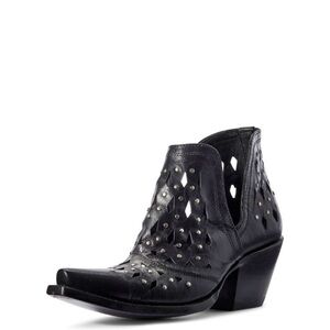 Ariat Dixon Studded Black Ankle Boots